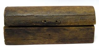 Vintage Wooden Pencil Box - Small Trinket Box Handmade.  I71 - 214 Us