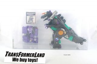 Trypticon Afa Graded Loose Complete Bases 1986 Vintage Hasbro G1 Transformers