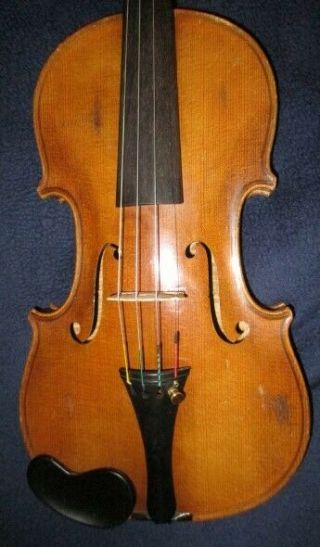 Rare Fine Old Antique 20s Vintage German Master Mittenwald 4/4 Violin - Solo Tone 4