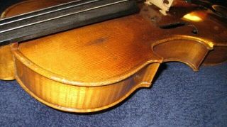 Rare Fine Old Antique 20s Vintage German Master Mittenwald 4/4 Violin - Solo Tone 6