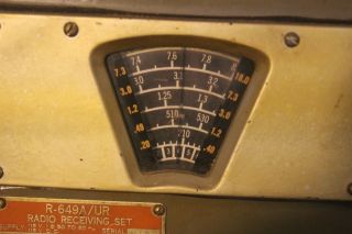 RARE Hallicrafters R - 649A/UR Receiver made for the Coast Guard plus Manuals 3