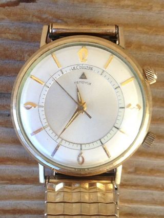 Jaeger Lecoultre Memovox 10k Gold Filled Vintage Swiss Watch