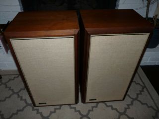 Vintage The Advent Loudspeaker Stereo Speakers Home Audio Pair Henry Kloss Ohio 2