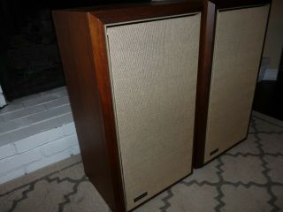 Vintage The Advent Loudspeaker Stereo Speakers Home Audio Pair Henry Kloss Ohio 3