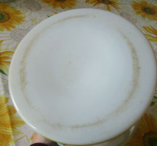 Antique Hand Painted Milk Glass Large Vase w Cherubs 2