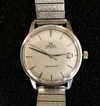 Vintage 1969 Omega Seamaster C565 24 Je 166.  037sp Stainless Steel Case With Date