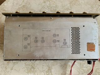 Vintage Fisher 400C 400 - C 400 - CX Tube Stereo Preamplifier Restored w/ Custom Cab 9