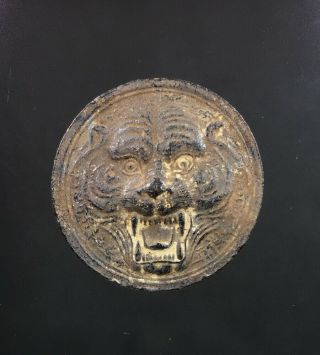 Powerful Tiger Lp Pern Wat Bang Phra Coin Thai Amulet Talisman Protect
