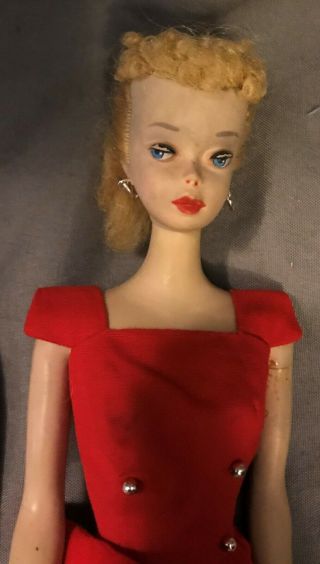 Vintage 1960’s Era Barbie With Ponytail - Clothing