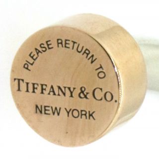 Tiffany & Co.  York vintage Sterling silver/Rubedo metal cuff bracelet 4