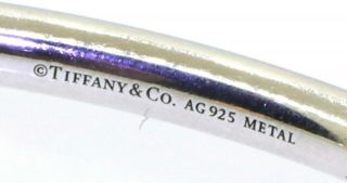 Tiffany & Co.  York vintage Sterling silver/Rubedo metal cuff bracelet 6