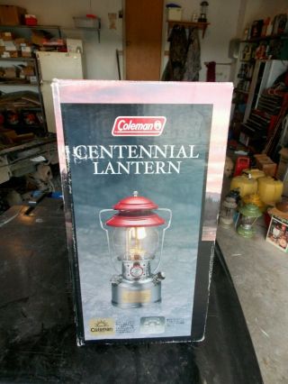Vintage/rare Coleman Centennial Lantern Very Hard To Find