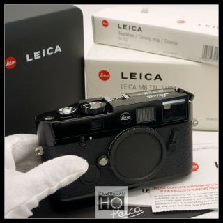 Leica M6 Ttl Lhsa Black Paint Boxed Rare 0.  72