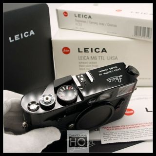 Leica M6 TTL LHSA Black Paint Boxed Rare 0.  72 3