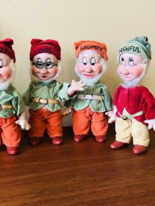 Vintage Disney Knickerbocker Snow White & The Seven Dwarfs WOW 2