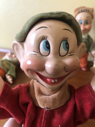Vintage Disney Knickerbocker Snow White & The Seven Dwarfs WOW 8