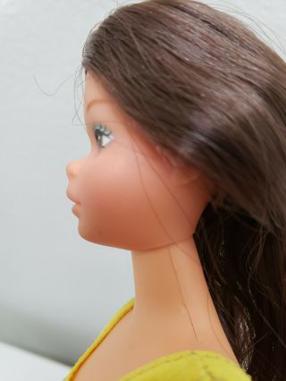 Vtg Mod Barbie: Baggie Francie Doll in HTF Yellow Bikini 4