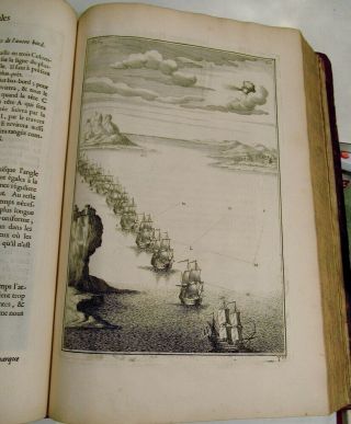L ' ART DES ARMEES NAVALES - NAVAL WARFARE/1697/RARE 1st Ed.  /145 COPPER ENGRAVD PLTS 6