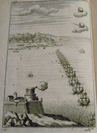 L ' ART DES ARMEES NAVALES - NAVAL WARFARE/1697/RARE 1st Ed.  /145 COPPER ENGRAVD PLTS 7