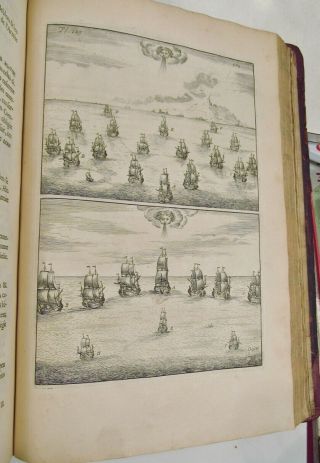 L ' ART DES ARMEES NAVALES - NAVAL WARFARE/1697/RARE 1st Ed.  /145 COPPER ENGRAVD PLTS 9