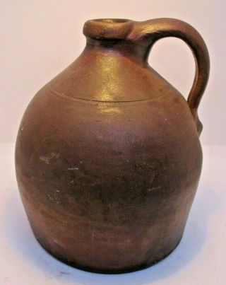 Stoneware Crock Jug Moonshine Whiskey Piece