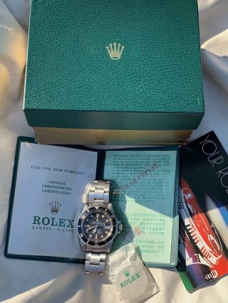 Vintage Rolex 1680 Submariner 1979/80 Wallet And Papers