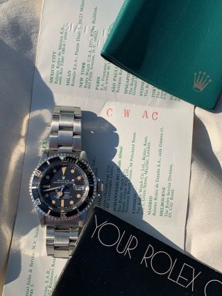 Vintage Rolex 1680 Submariner 1979/80 Wallet And Papers 5