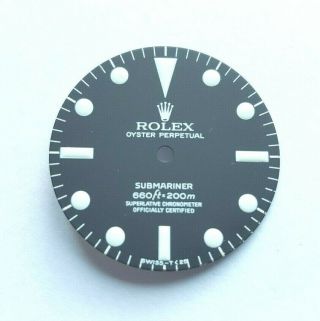 Vintage Rolex Submariner Chronometer Ref.  5512 Luminova Dial Part