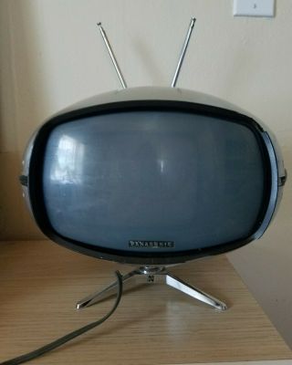 Panasonic Orbitel Ufo Transistor Tv Vintage Mid Century Eyeball Tr - 005