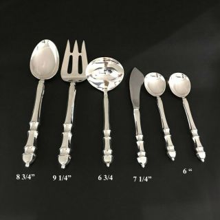 Towle Carpenter Hall,  Sterling Silver Flatware,  5 Piece Service For 8 Plus