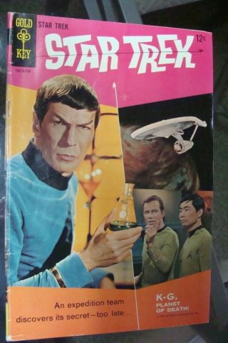 Star Trek Gold Key Comic Book Issue 1 1967 Color Nimoy Shatner Vintage Wars 2