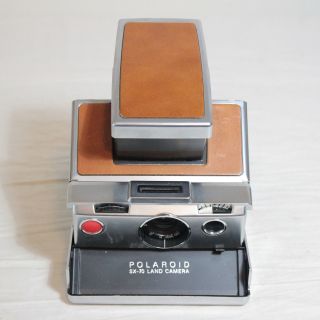 Vintage Polaroid Folding SX - 70 Instant Camera w/ Leather Case Top Grain Made USA 3
