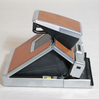 Vintage Polaroid Folding SX - 70 Instant Camera w/ Leather Case Top Grain Made USA 5