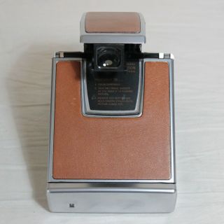 Vintage Polaroid Folding SX - 70 Instant Camera w/ Leather Case Top Grain Made USA 6