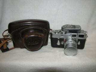 Vintage Leica M3 - 875 316 DBP Ernst Leitz Gmbh Wetzlar Germany Camera Summicron 3