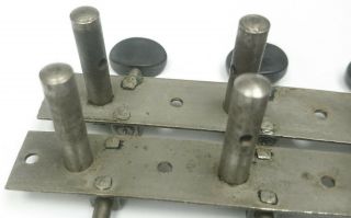 Vintage Waverly Guitar Tuners 1920s Open Gear Plate Set Regal National Stella 7