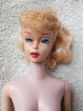Pretty Face Vintage Blonde Ponytail 5 ? Barbie Doll Very