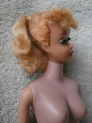 PRETTY FACE Vintage Blonde Ponytail 5 ? Barbie Doll Very 6