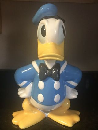 Retired Vintage Disney Direct Donald Duck,  Cookie Jar 75th Anniversary