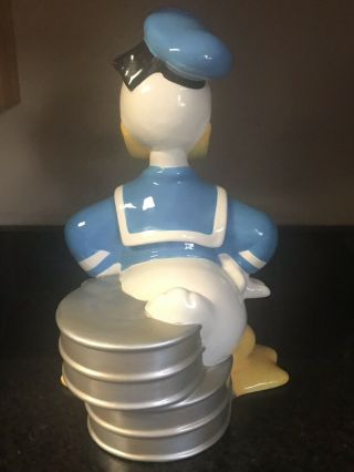 Retired Vintage Disney Direct Donald Duck,  Cookie Jar 75th Anniversary 5