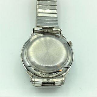 Vintage Hamilton Electric Mens Wrist Watch Stainless Steel Case 34 MM Diameter 4