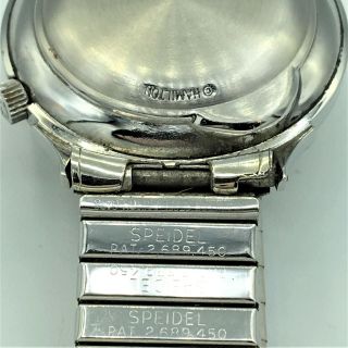 Vintage Hamilton Electric Mens Wrist Watch Stainless Steel Case 34 MM Diameter 5