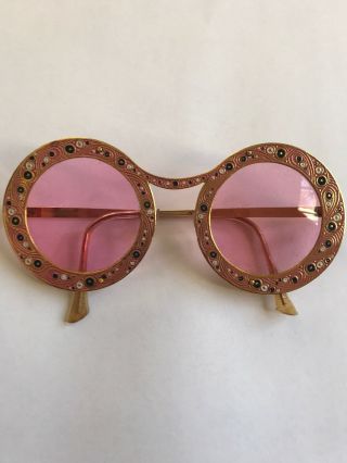 Ultra Rare 1967 Christian Dior X Tura Gypsy Design In Pink