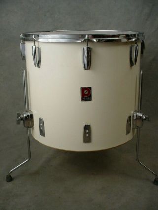 Vintage Premier 18 " White Floor Tom Drum
