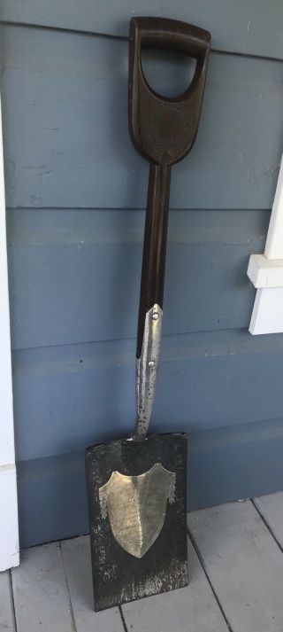 Antique Governor California William Stephens Shreve Silver GroundBreaking Shovel 5