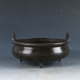 Chinese Bronze Handwork Incense Burner W Ming Dynasty Xuande Mark