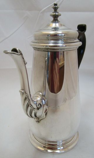 Georgian Style Sterling silver coffee pot,  931 grams,  Hancocks 3