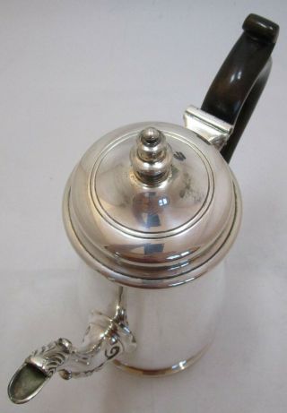 Georgian Style Sterling silver coffee pot,  931 grams,  Hancocks 4