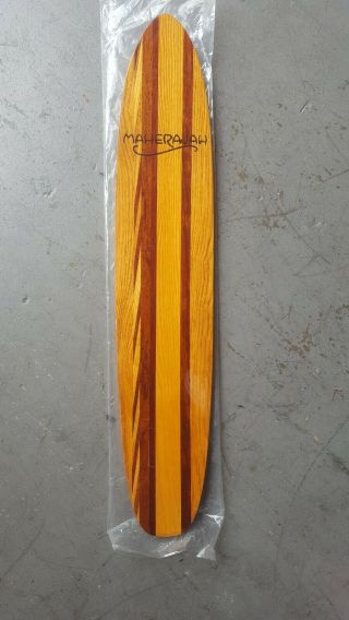 Nos Vintage 1970s Maherajah Rare Skateboard Deck 34 " Alva Logan Sims