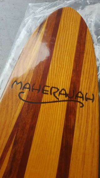 NOS Vintage 1970s MAHERAJAH Rare Skateboard Deck 34 